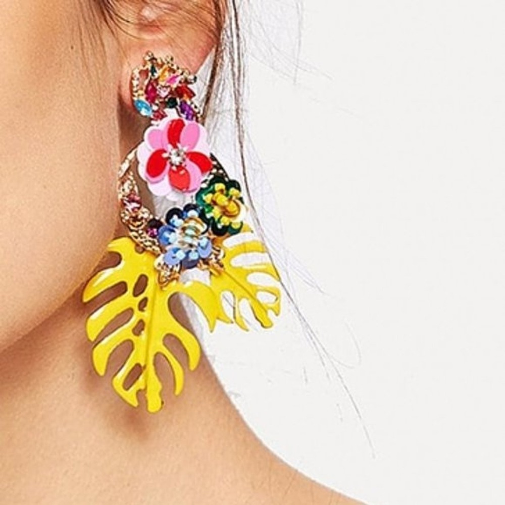 Floral Beaded Earrings So fabulous Barbie